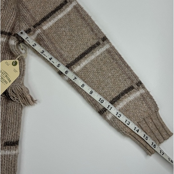 NWT Telluride Long Sleeve Fringe Shacket Cardigan Sweater Womens Size Medium - Picture 4 of 11